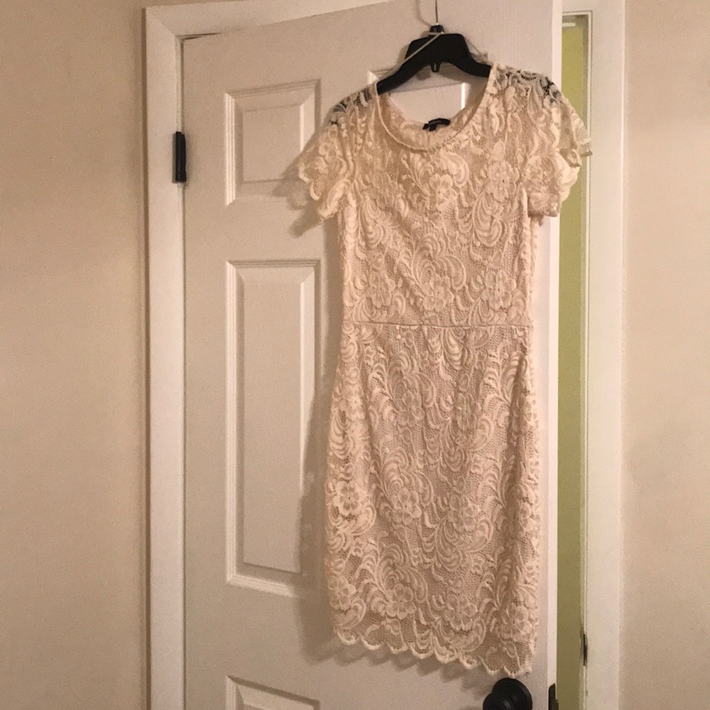 White cocktail dress